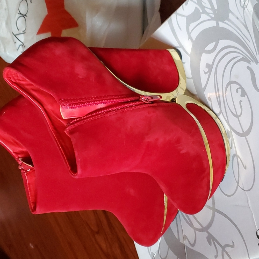 Beautiful  Torrie red shoes  by Sh1 by journeys.  i bought  that  from the Mall.